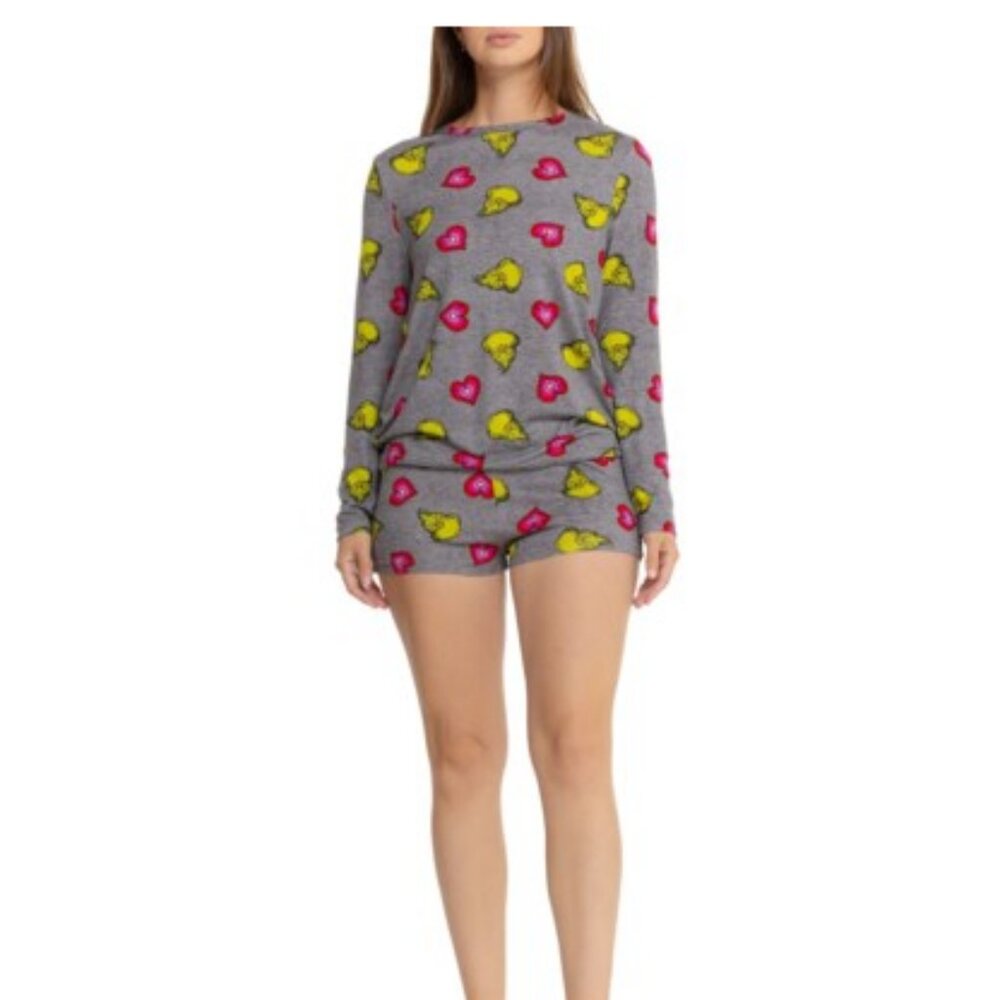 Dr Seuss Enterprises 2024 Grinch Pajama Short Set NWT sz M womens